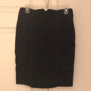Denim Pencil Skirt